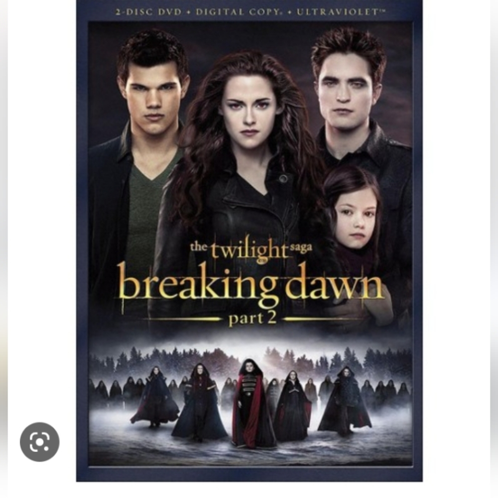 Twilight Breaking Dawn Part 2 & New Moon Dvd